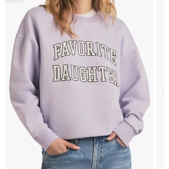 Favorite Daughter Tops - Favorite Daughter Collegiate varsity Crew Sweatshirt Women’s Small